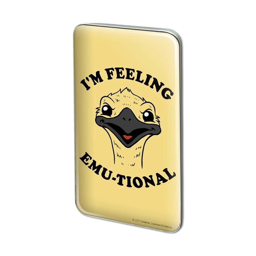 I'm Feeling Emu-tional Emotional Emu Rectangle Lapel Pin Tie Tack by GRAPHICS & MORE – 1.2 Inches, Multicolored, Model LAPELPIN_RECT.QQBCRLCTC.Z002950_8