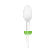 Responsible Products 6.5" Spoons White (50 Count) / White / 50 Spoons