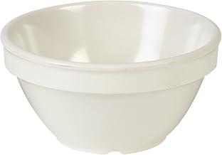 Thunder Group Color ivory melamine dinnerware collection 4 .25 inch bouillon cup - 4 oz, comes in dozen