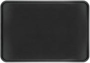 HUBERT Black Fiberglass Market Display Tray - 26"L x 18"W x 1"H