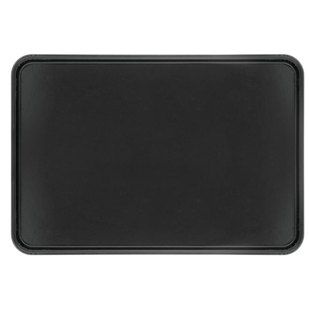 Black Fiberglass Market Display Tray - 26"L x 18"W x 1"H by HUBERT – 26" x 18" x 1", Plastic, Black, Model 99511190416