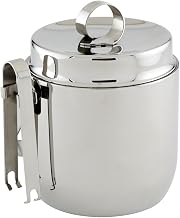 American Metalcraft DWIB40 Ice Bucket, Double Wall, Top Shelf W/Ice Tongs, 40 oz.