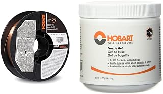 Hobart H305408R22 ER70S-6 10-Pound ER70S-6 Carbon-Steel Solid Welding Wire, 0.035-Inch & 770074 Welding Mig Accessory Nozzle Gel