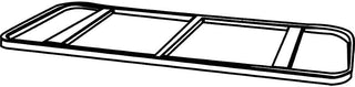 RUBBERMAID FG4720L2BLA Utility Truck Base