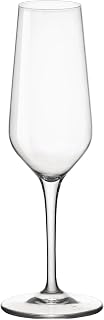 Bormioli Rocco Electra Flute Glasses, Clear, Set of 6