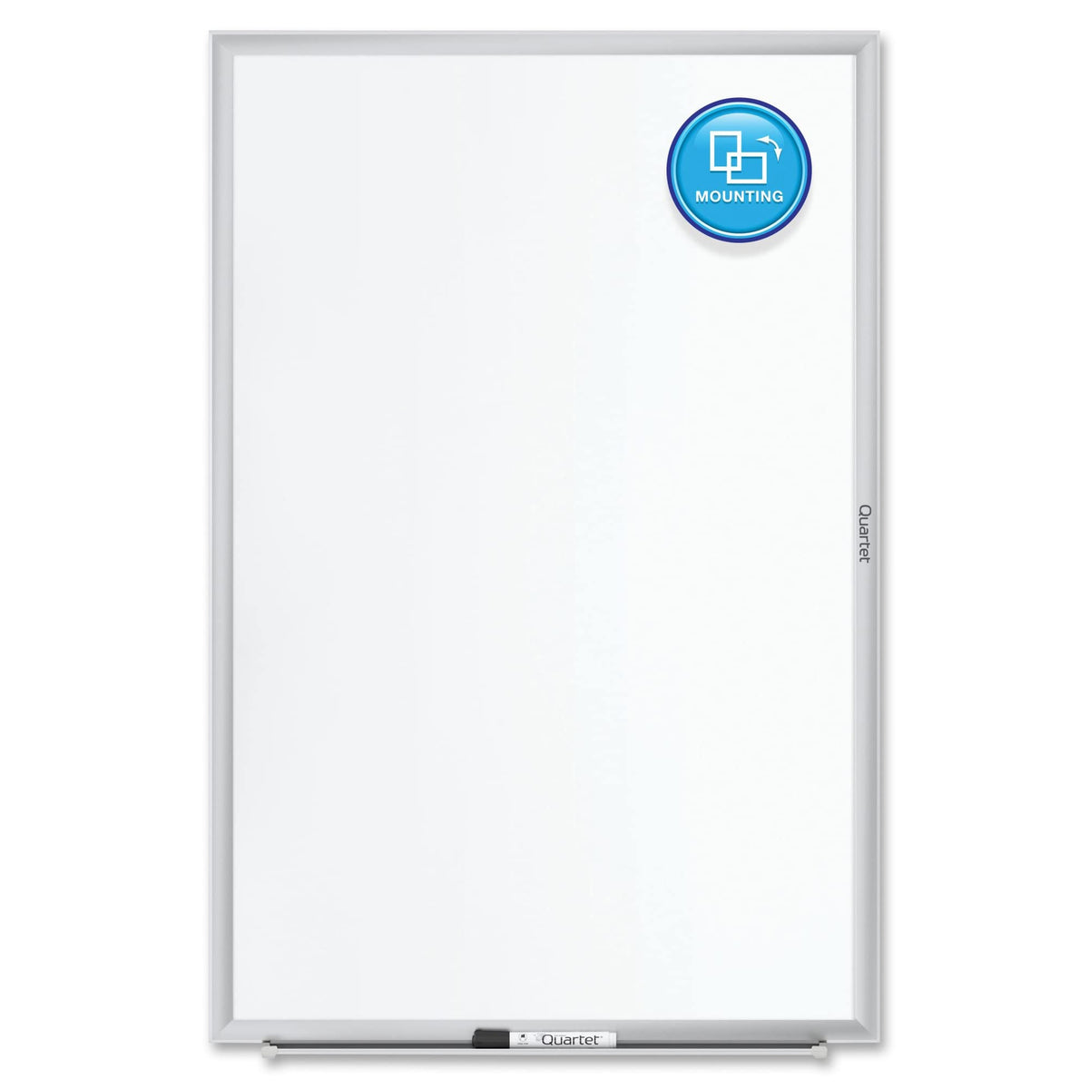 Quartet Silver / 72"W x 48"H / Nano-Clean Magnetic Dry Erase Boards