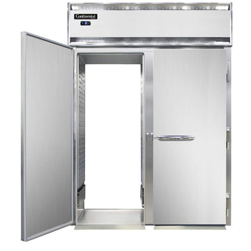 DL2FI-RT Designer Line Two Section Roll-Thru Freezer by Continental Refrigerator – Commercial Grade