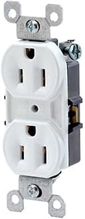 Leviton R42-5248-W Duplex Outlet, White