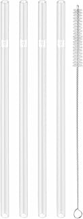 ZWILLING Sorrento 5-pc Straight Glass Straw Set - Clear