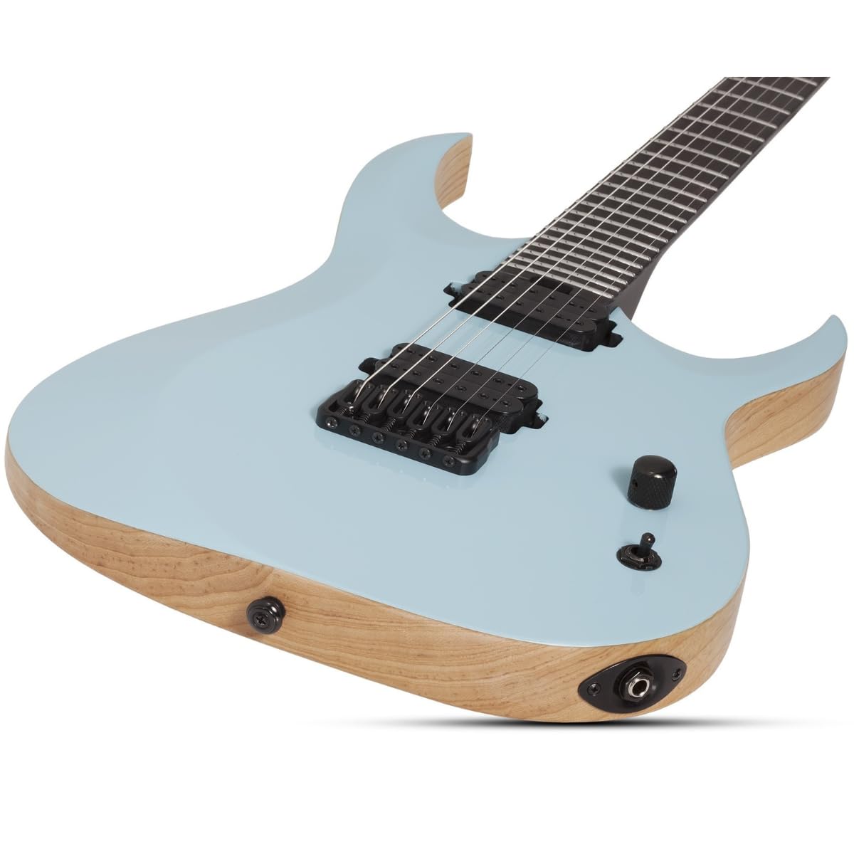 John Browne Tao-6 Electric Guitar - Azure by Schecter – Stainless Steel, Azure
