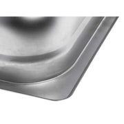 Serving Bowl Display Bowl Full Size Stainless Steel - 21" L x 13W x 2 1/2 H by HUBERT – Stainless Steel, Model J304FP