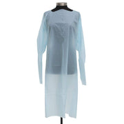 Blue Disposable Waterproof Isolation Gown by HUBERT – One Size, Plastic, Blue