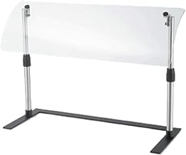 Vollrath 36" Mobile Breath / Sneeze Guard
