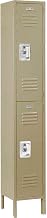 Global Industrial Infinity Two-Tier Two-Door Locker with Recessed Handle &