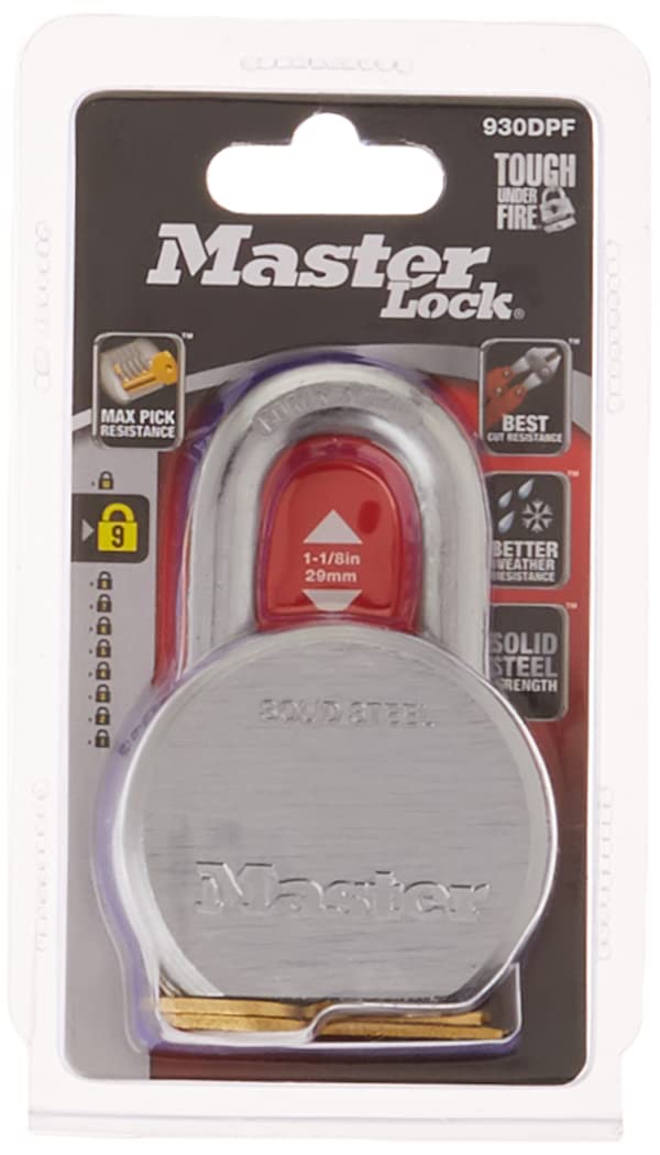 Master Lock 1 / 2-1/2 in. Wide / No Color Keyed Padlocks