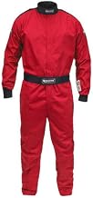 Allstar Performance ALL931073 Driving Suit - 1-Piece - SFI 3.2A/1 - Single Layer - Fire Retardant Cotton - Red - Medium-Tall - Each