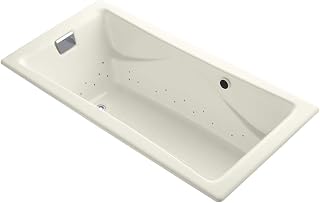 Kohler Tea-for-two 72-in Heated Bubblemassage Air Bath
