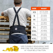 Ergodyne Black / 3X-Large (Pack of 1) / Elastic Back Support Brace Back Braces