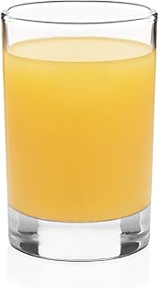 Libbey 5.5 Oz Fruit Juice Glasses, Weighted Base Glasses Drinking Set of 8