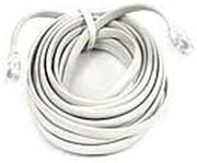 Modular Patch CORD;RJ11 Cross; 15 White by Belkin – 15 feet, White, Model F8V100-15-WH