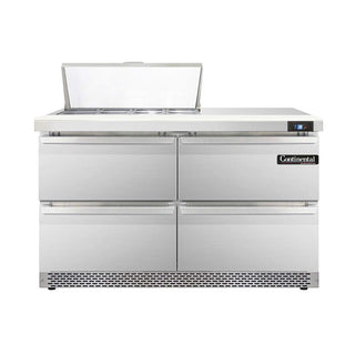 DL48-8-FB-D Designer Line Sandwich Unit by Continental Refrigerator – Commercial Grade
