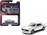 Majorette Collection – 1975 BMW 3.0 CSL 1:64 Die-Cast Model Car with Rubber Tires & Display Case, for Collectors & Adults