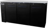 Migali C-BB72-HC 72″ Solid Door Back Bar Refrigerator