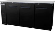 Migali C-BB72-HC 72″ Solid Door Back Bar Refrigerator