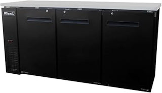 Migali C-BB72-HC 72″ Solid Door Back Bar Refrigerator