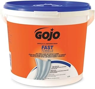 GOJO Fast Towels, Heavy Duty Wet Wipes, Citrus Scent, 2pk x 225ct - 6299-02