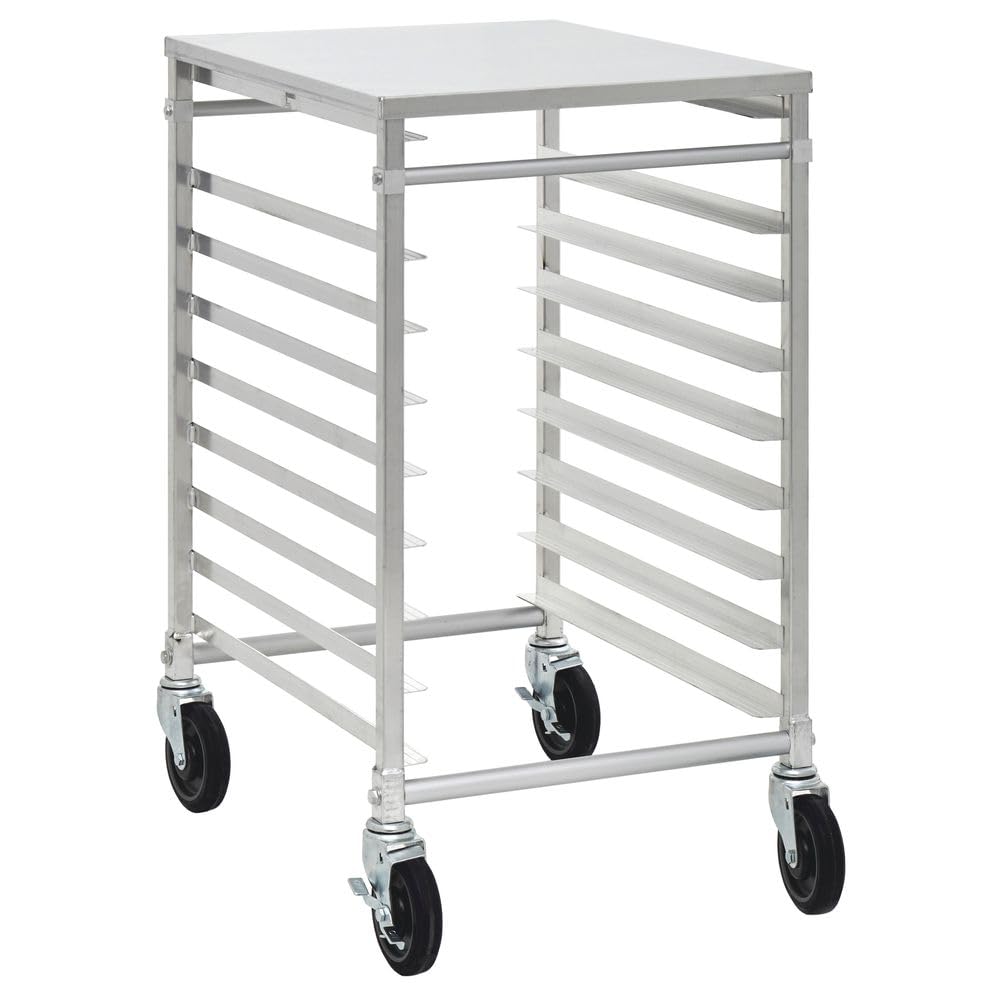HUBERT 12-Tier X-Frame / Silver / Modern Bakery Racks