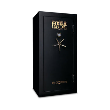 Mesa Safe Gun Safe by Mesa Safe Co. – 24"D x 36"W x 71"H, Alloy Steel, Black, Model MBF7236E