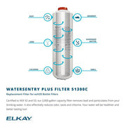 Ezh2O Integral- Lrpbm8 - Filtrd by Elkay – 3000 gallons, Stainless Steel, Stainless, Model LZWS-LRPBM8K