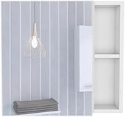 Tuhome Oman Medicine Cabinet - Color White - Material Engineered Wood