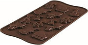 Silikomart Choco Melody Silicone Mold, Brown