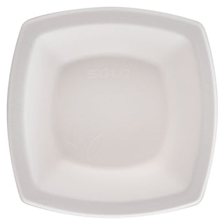 12BSC Bare 12 oz. Square Compostable Sugarcane Bowl - 1000/Case