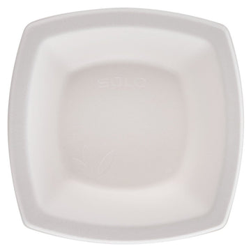 12BSC Bare 12 oz. Square Compostable Sugarcane Bowl - 1000/Case