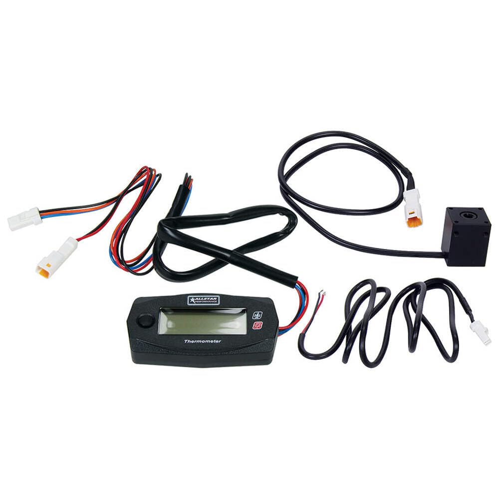 Digital Tire Temp Gauge Complete Kit by Allstar Performance – 3/4" x 3/4", Model ALL80085