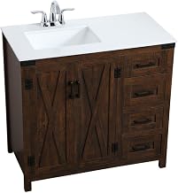 36 Inch Single Bathroom Vanity in Espresso