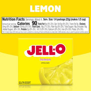 Jell-O Lemon / 3 Ounce (Pack of 1) / 1 Gelatin
