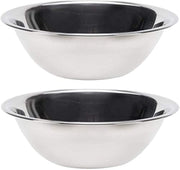 Stainless Steel Mixing Bowl ( by Vollrath – 3 quarts, 8 liters, Stainless Steel, Silver, Pack of 2