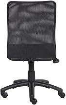 Mesh Task Chair with Nylon Base and Dual-Wheel Casters, Adjustable Seat Height Computer Desk Chair for Home Office