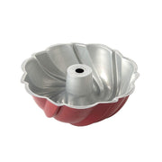 Holiday Formed 11-Cup Swirl Bundt Pan | Red by Nordic Ware – 11-Cup, 11.0 cups, Aluminum, Red, Model 53325