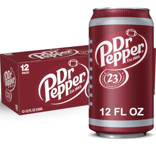 Dr. Pepper Regular / 12 Fl Oz (Pack of 12) / Red Soft Drinks