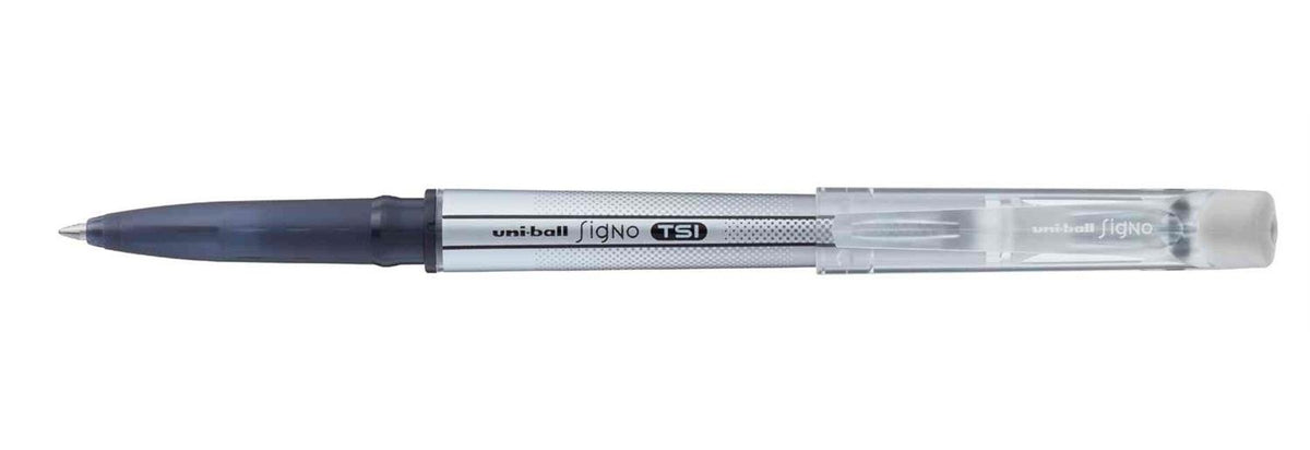 144899 "Signo Tsi Gel Pen - Black by Uni-Ball – 1 Count (Pack of 1), Stainless Steel, Black, Model F803736
