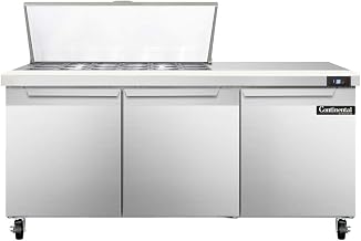 SW72-18M Mighty Top Sandwich Unit, 72" W, With 18 Pan Top Openings