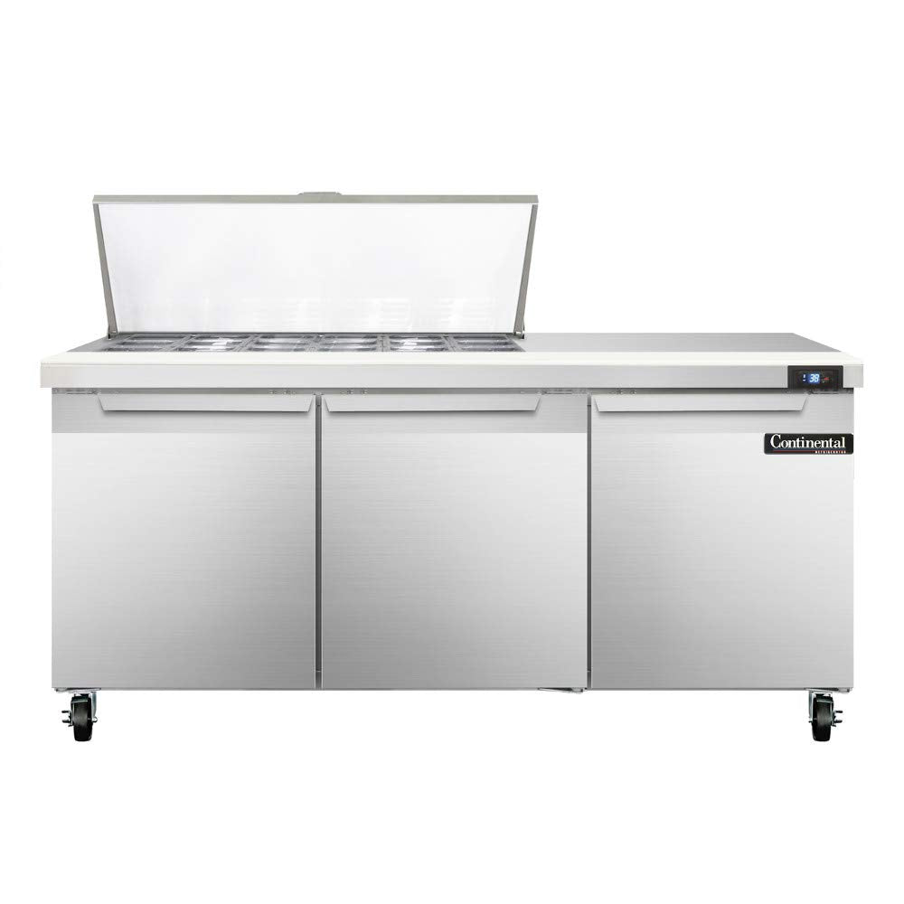 Mighty Top Sandwich Unit by Continental Refrigerator – 20.6 cubic_feet, Model SW72-18M