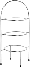 HUBERT Serving Stand for Bowls and Plates 3-Tier Round - 12" L x 9" W x 24 1/2 H