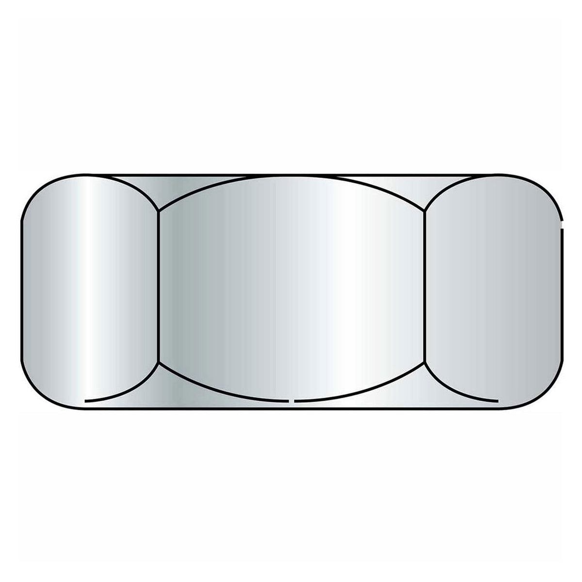 Finished Hex Nut by Brighton-Best – 1/4-20, Medium Carbon Steel, Silver, Model 848050