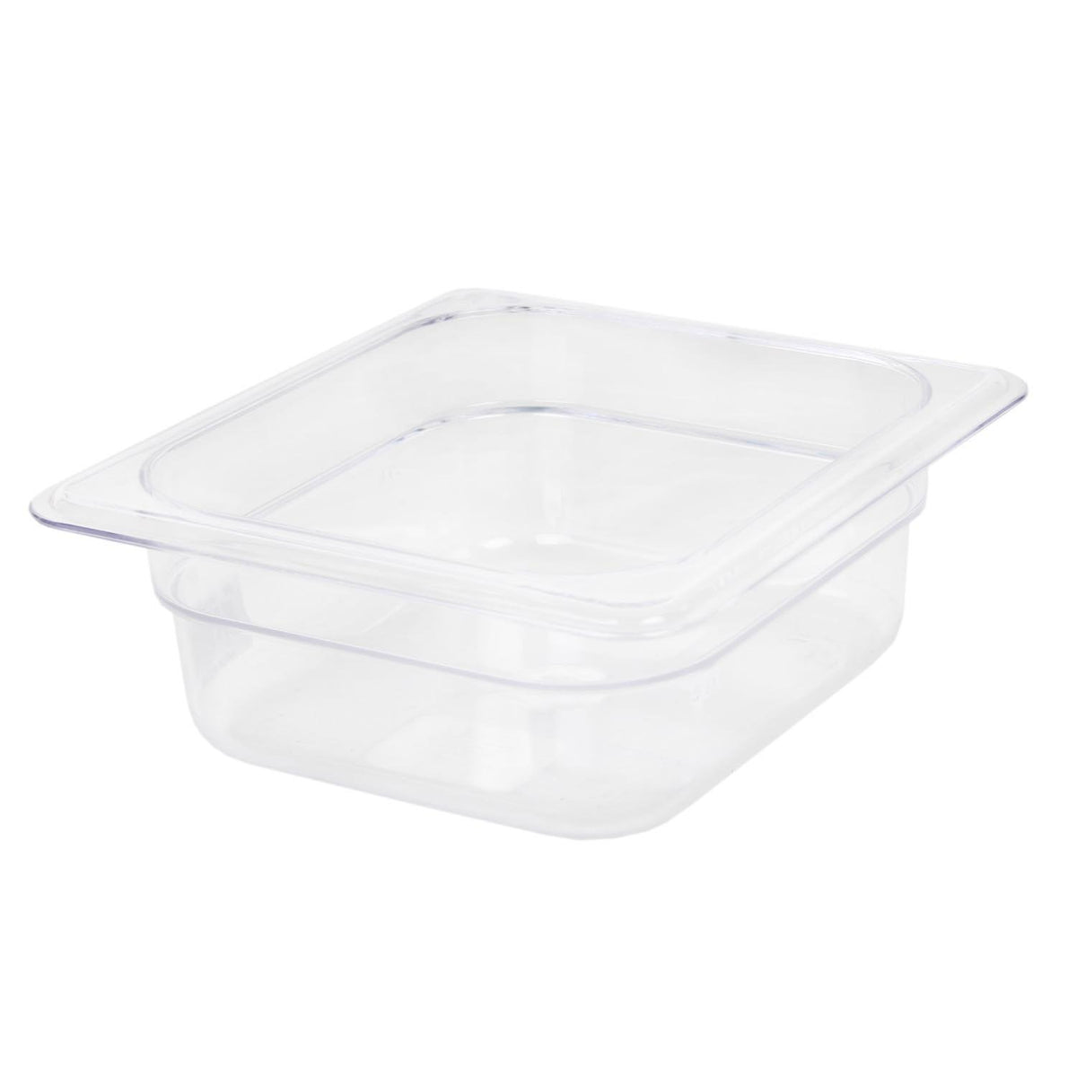 Excellant Deep Polycarbonate Food Pan by Thunder Group – 2-1/2-Inch deep, 6.0 inches, Polycarbonate, Clear, Model PLPA8162
